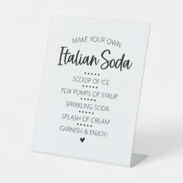 SIGNE CENTRAL DU Bar SOda Italien