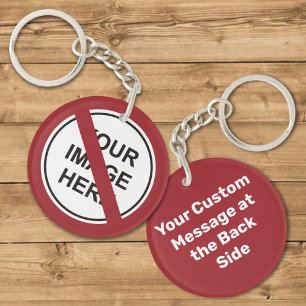 Signe circulaire d'interdiction avec texte et imag