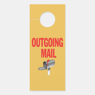 Signe Courrier sortant pour la collecte postale