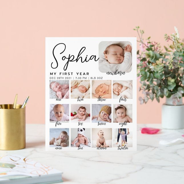 signe d'anniversaire, premier bébé imprimable (Mariage)