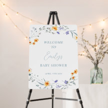 Signe de bienvenue Baby in Bloom pour la baby show