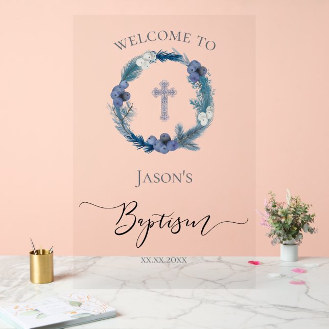 signe de bienvenue du baptême d'hiver (Mariage)