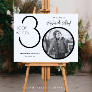 Signe de bienvenue pour les 30 ans de Photo Modern