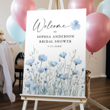 Signe de bienvenue pour un mariage Love In Bloom B
