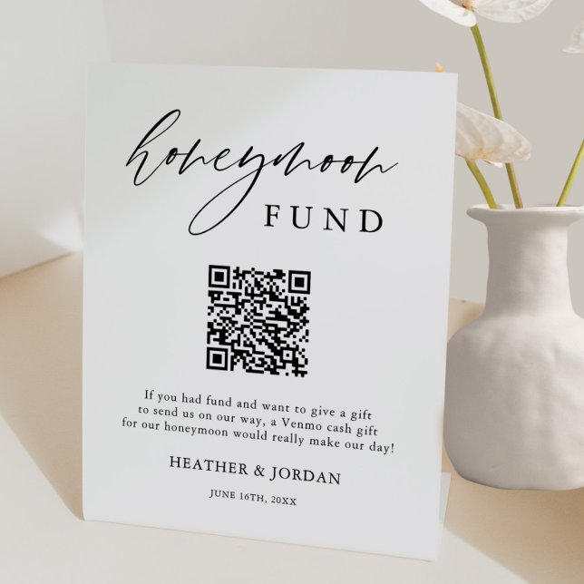 SIGNE DE COLONNE DE MIEL Rustique SOUHAITE QR Code (Créateur téléchargé)