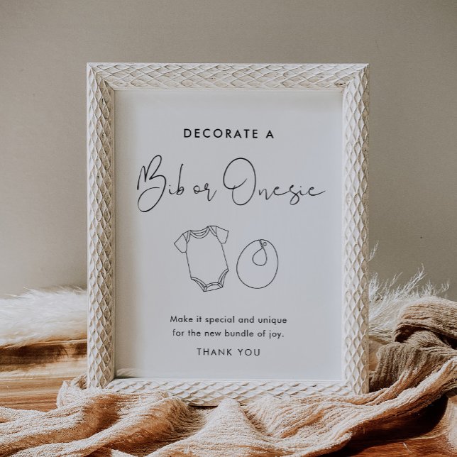 Signe de la combinaison de décoration pour bébé et (Créateur téléchargé)