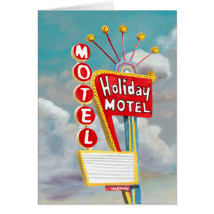 Signe de motel de vacances