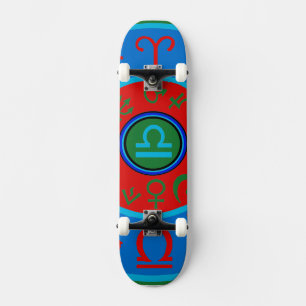 SIGNE DE NAISSANCE Zodiac Libra Skateboard astrolo