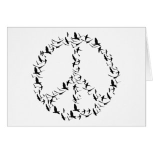 Signe de paix d'oiseaux !