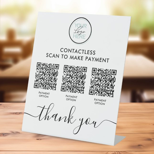 SIGNE DE PIÈCE D'ENTREPRISE QR Code-barres Paiemen (Créateur téléchargé)