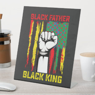 Signe De Table 17ème Fête du Père Noir Papa King Fête F