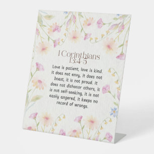 Signe De Table 1 Corinthiens 13:4-5 Verse de la Bible