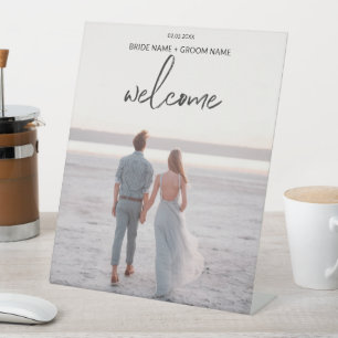 Signe De Table Accueil mariage vertical