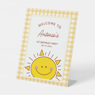Signe De Table Accueil pour la fête des Anniversaires de enfants 