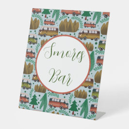 Signe De Table Adventure Await : Camper Smores Bar