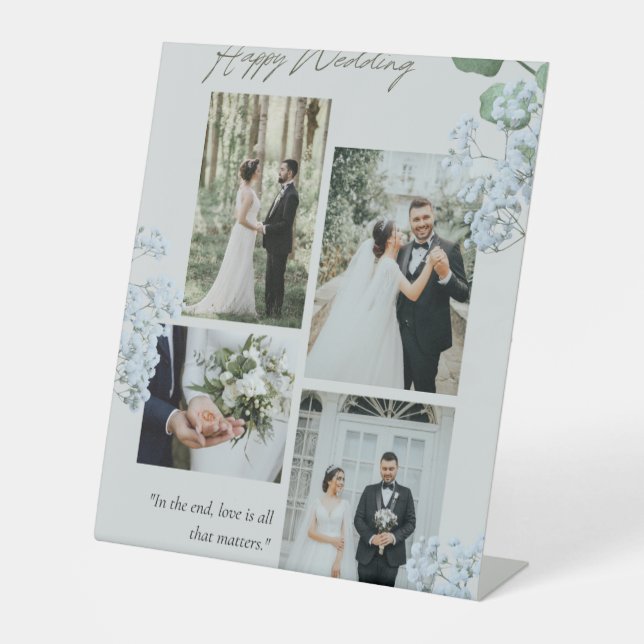 Signe De Table Affiche mariage (Recto)