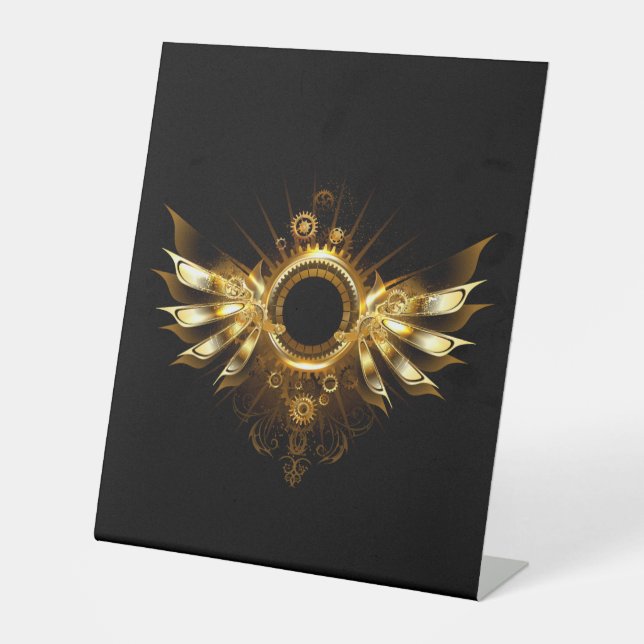 Signe De Table Ailes de Steampunk (Recto)