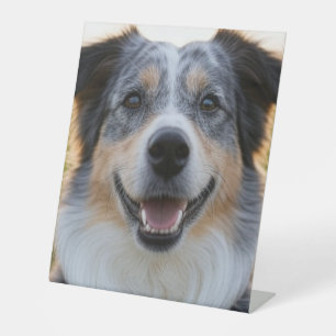 Signe De Table Ajouter une Personnaliser photo pour animaux domes