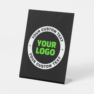 Signe De Table Ajoutez votre propre logo d'entreprise ou votre co