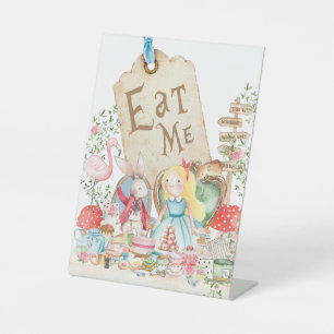 Signe De Table Alice Aventures dans Woderland Anniversaire Tea Pa