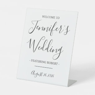 Signe De Table Amusante réception de mariage, mariée avec la sall