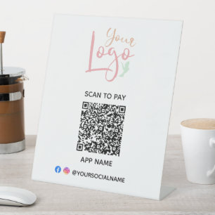 Signe De Table Analyse de votre logo pour payer
