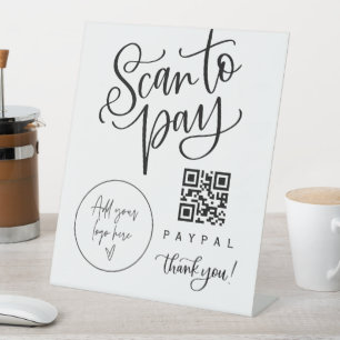 Signe De Table Analyser le code QR Signer Barre de Mariage Valet 
