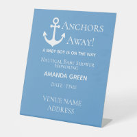 Ancres loin Ancres nautiques Bébé bleu