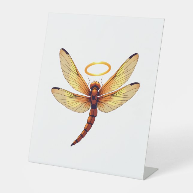Signe De Table Ange Dragonfly (Recto)