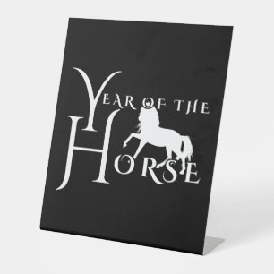 Signe De Table Année du cheval