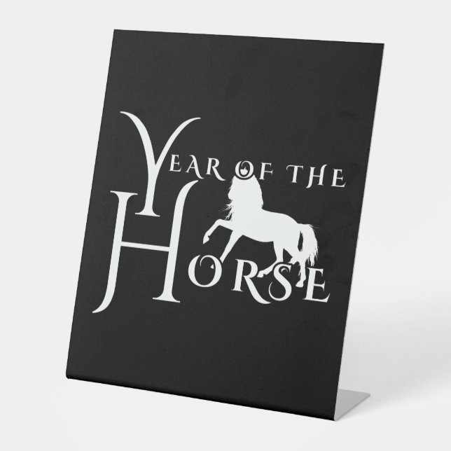 Signe De Table Année du cheval (Recto)