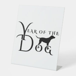Signe De Table Année du chien