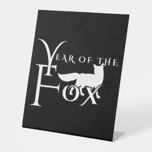 Signe De Table Année du renard