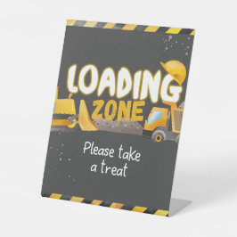 Signe De Table Anniversaire de la construction - Zone de chargeme