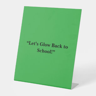 Signe De Table Appartement Neon Arrière - plan vert - Texture sco