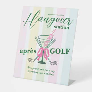 Signe De Table Aprés Golf Coquette Bachelorette Hangover Station