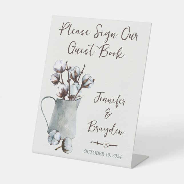 Signe De Table Aquarelle Mariage de tonneaux en gris (Recto)