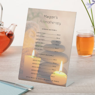 Signe De Table Aromatherapy Spa Skin Care Salon Price List