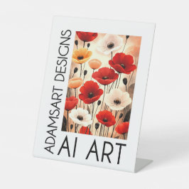 Signe De Table Art de table floral moderne rouge et noir