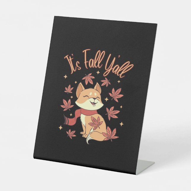 Signe De Table Automne Collection saison automne C’est automne Y’ (Recto)