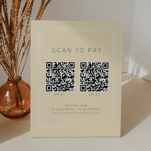Signe De Table AVERY Jaune Beurre Affaires 2 Applications Scanner