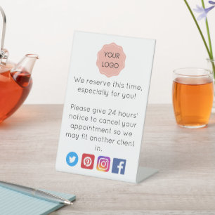 Signe De Table Avis d'annulation pour salon ou spa