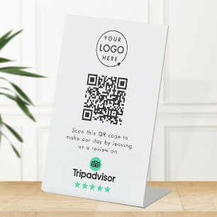 Signe De Table Avis Tripadvisor Business Review Link QR Code