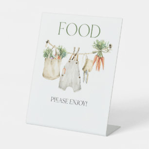 Signe De Table Baby shower agricole cultivé localement