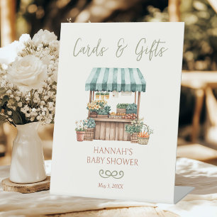 Signe De Table Baby shower de cartes et cadeaux cultivés localeme