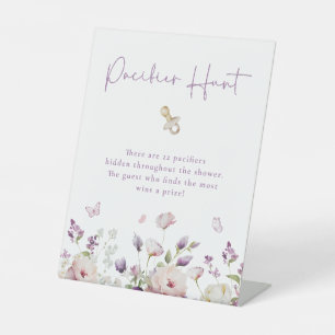 Signe De Table Baby shower de jardin papillon chasse pacifique