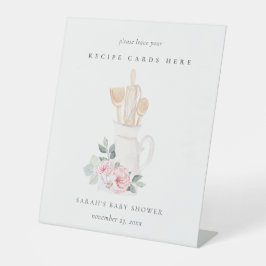 Signe De Table Baby shower de la recette d'ustensile de cuisson r