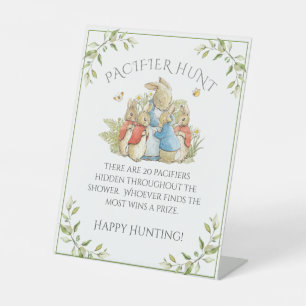 Signe De Table Baby shower lapin lapin