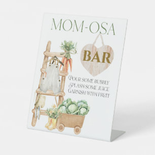 Signe De Table Baby shower local Momosa Bar