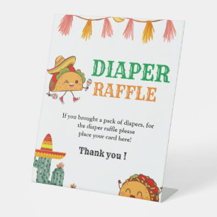 Signe De Table Baby shower mexicain de tombola de bébé